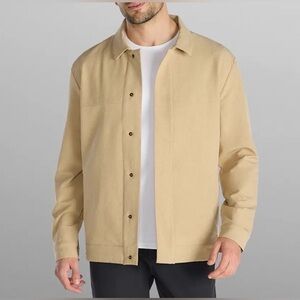 BYLT shirt jacket tan sz XXL